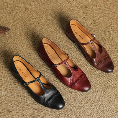 Graneth – Elegante Ballerinas aus Echtem Leder