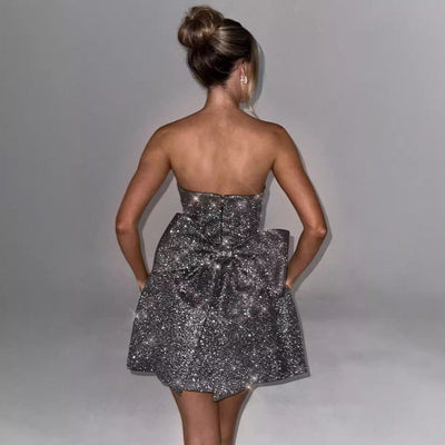 Elvie™ | Stylisches Pailletten Cocktailkleid