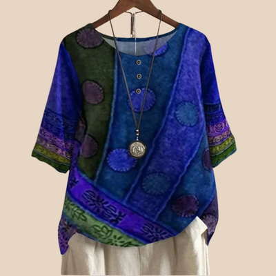 Valarie – Farbenfrohes Boho-Top