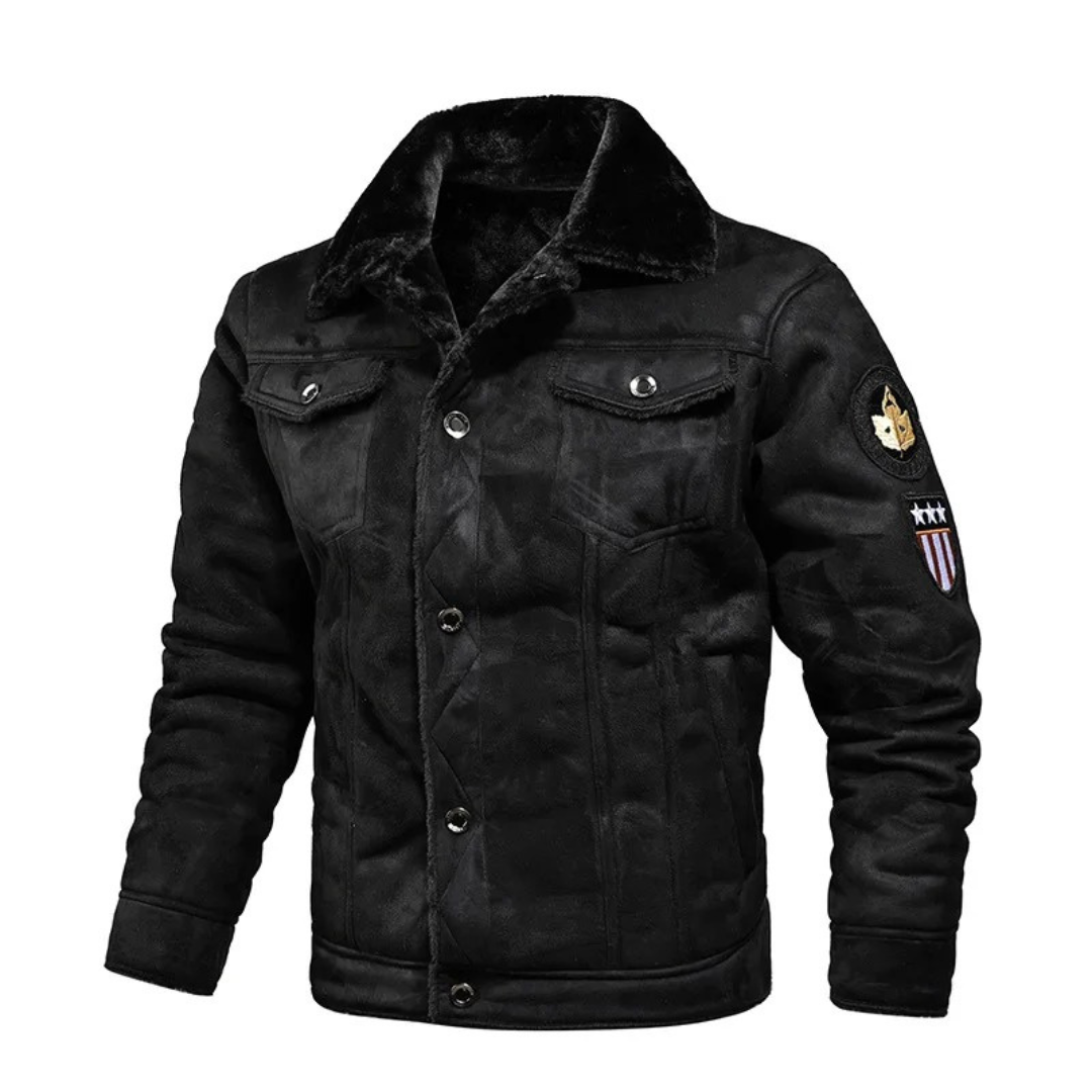 Ludwig® | Warme und Vielseitige Lederjacke