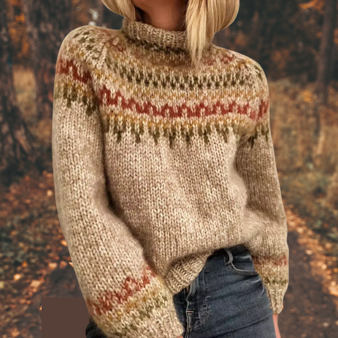 Astrid™ | Norwegischer Strickpullover für Frauen