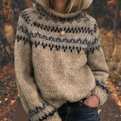 Astrid™ | Norwegischer Strickpullover für Frauen