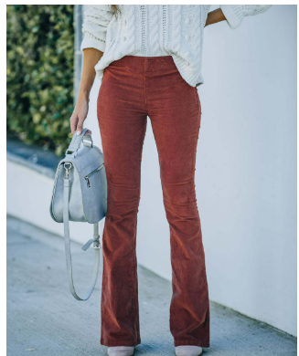 Chloe I Corduroy Flare-Hosen