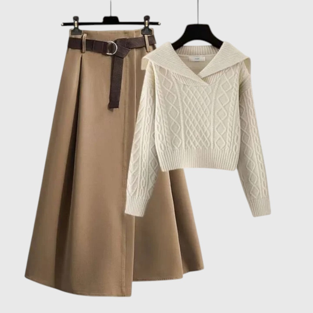 Judith - Vintage Stil Pullover & Rock Set