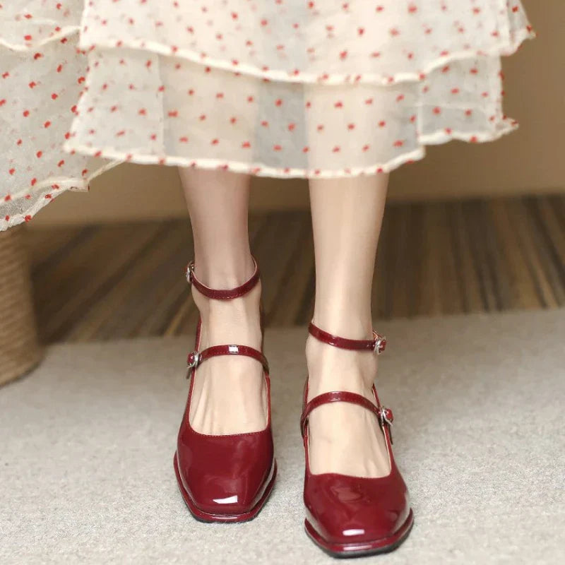 Zelda - Elegante Knöchelriemen Mary Janes