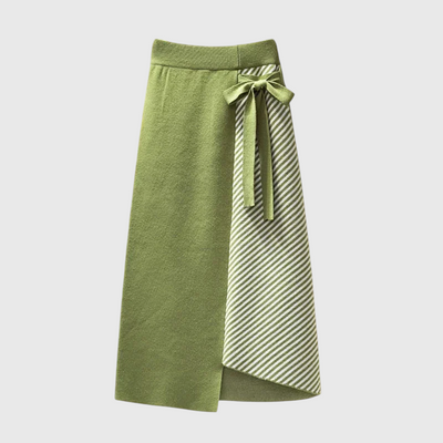 Ismelda - Damen Gemütliches Gestreiftes Strickset