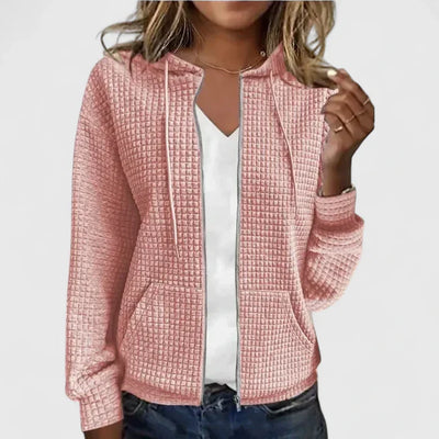 Elyssiah | Elegante Waffelstrick-Cardigan