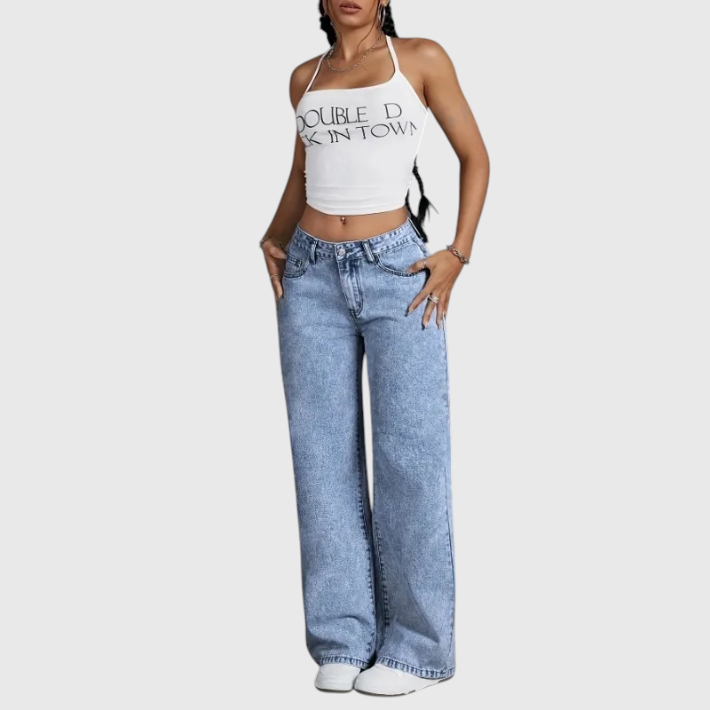 Remi - Weit geschnittene Jeans mit Taschen