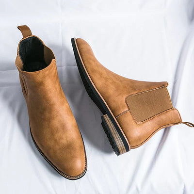 Cosmo | Leder Chelsea-Stiefel