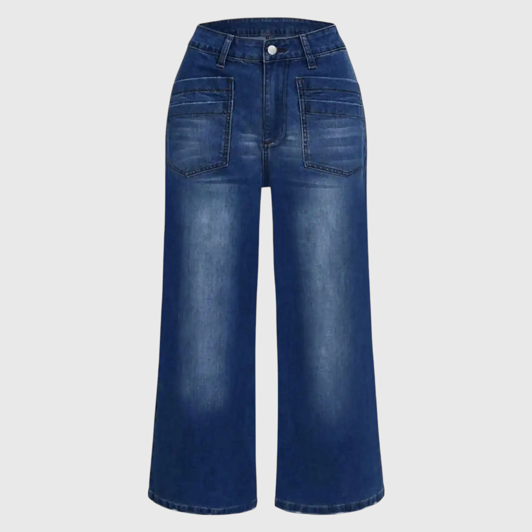 Jane - Lässige Jeanshose mit weitem Bein