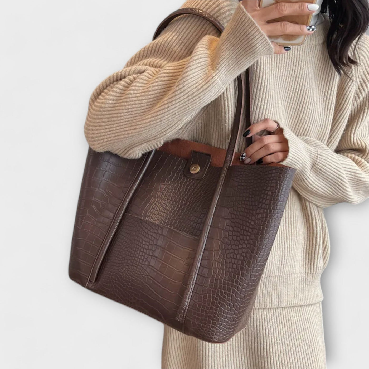 Nora. - Vintage Schultertasche