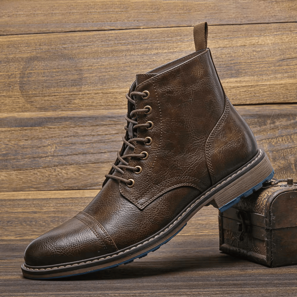 Conor | Leder-Ankelstiefel im trendigen Design