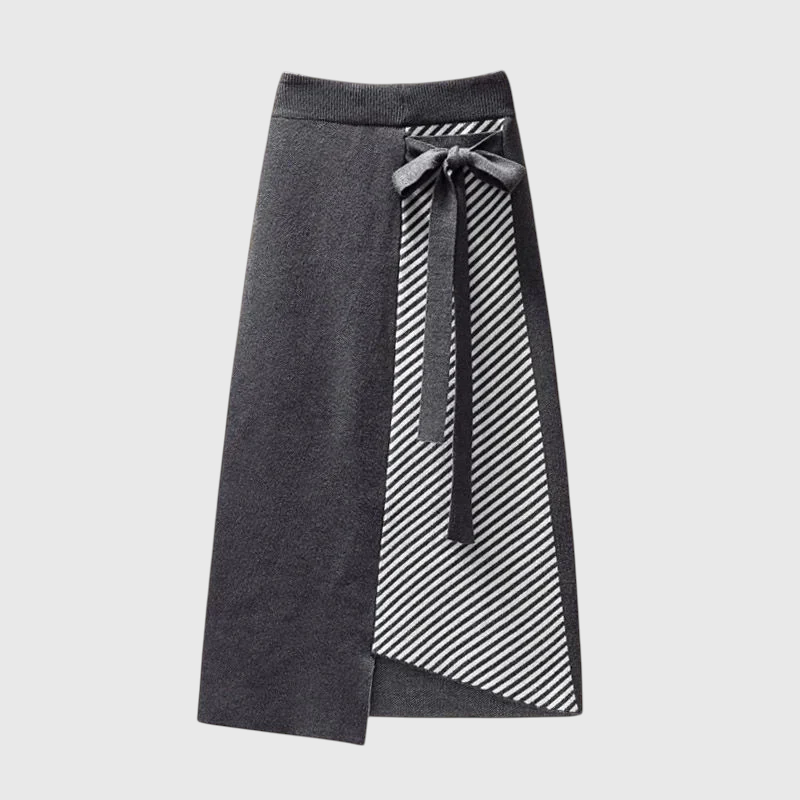 Ismelda - Damen Gemütliches Gestreiftes Strickset