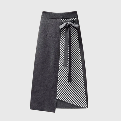 Ismelda - Damen Gemütliches Gestreiftes Strickset