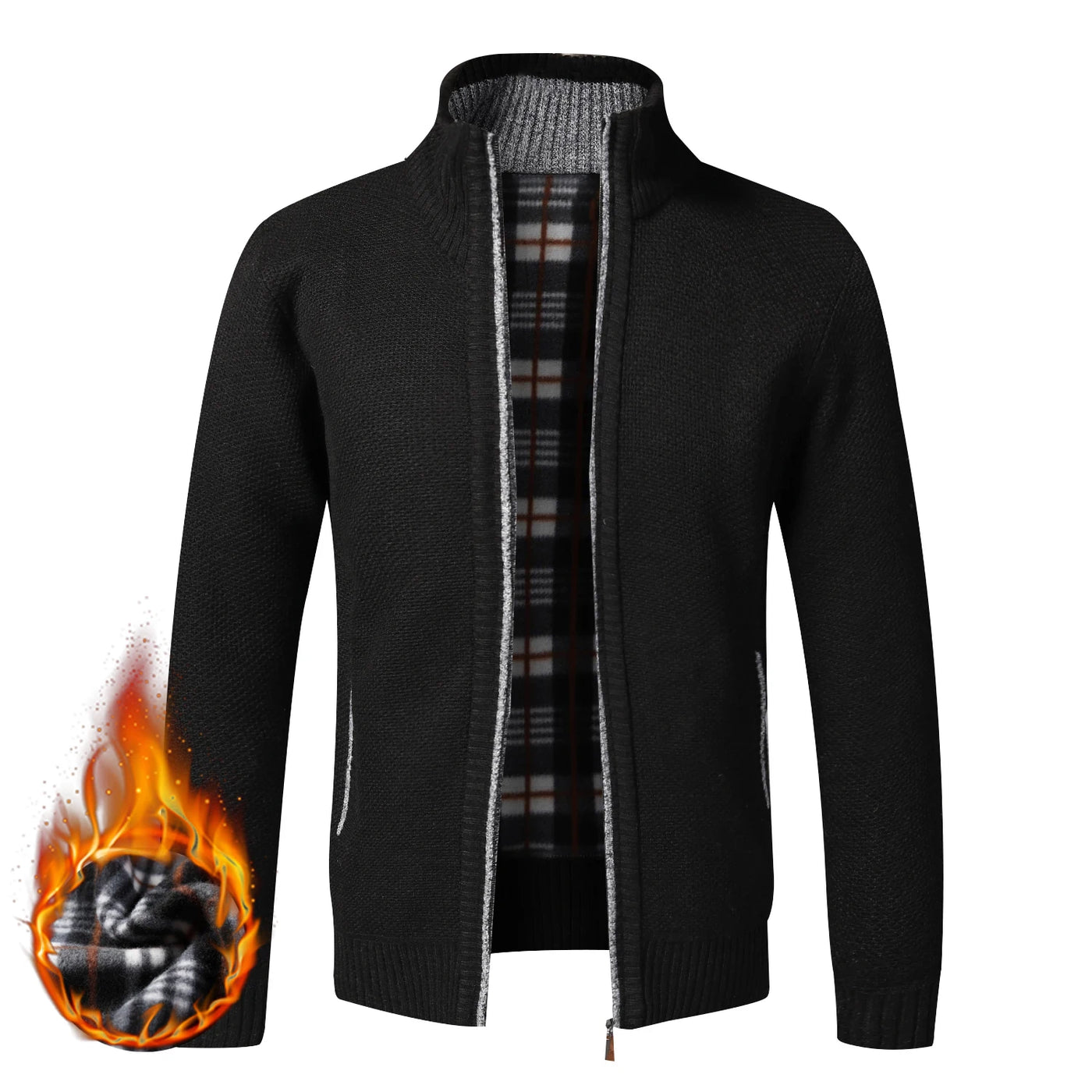 Roel - Warm Fleece Cardigan