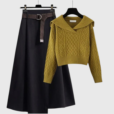 Judith - Vintage Stil Pullover & Rock Set