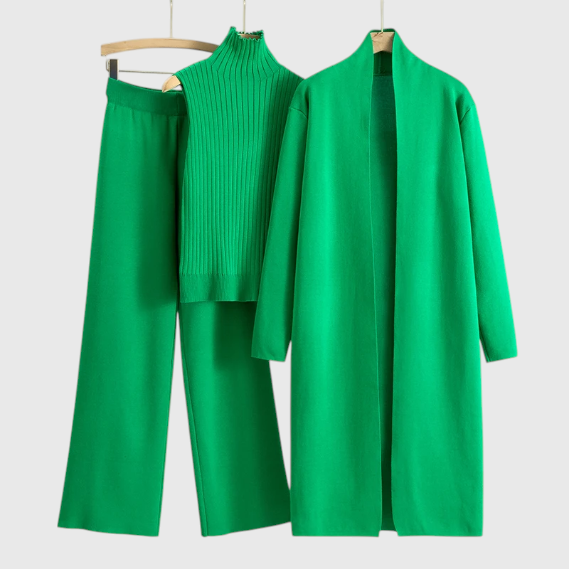 Milda - Damen 3-teiliges Set aus Pullover und Hose