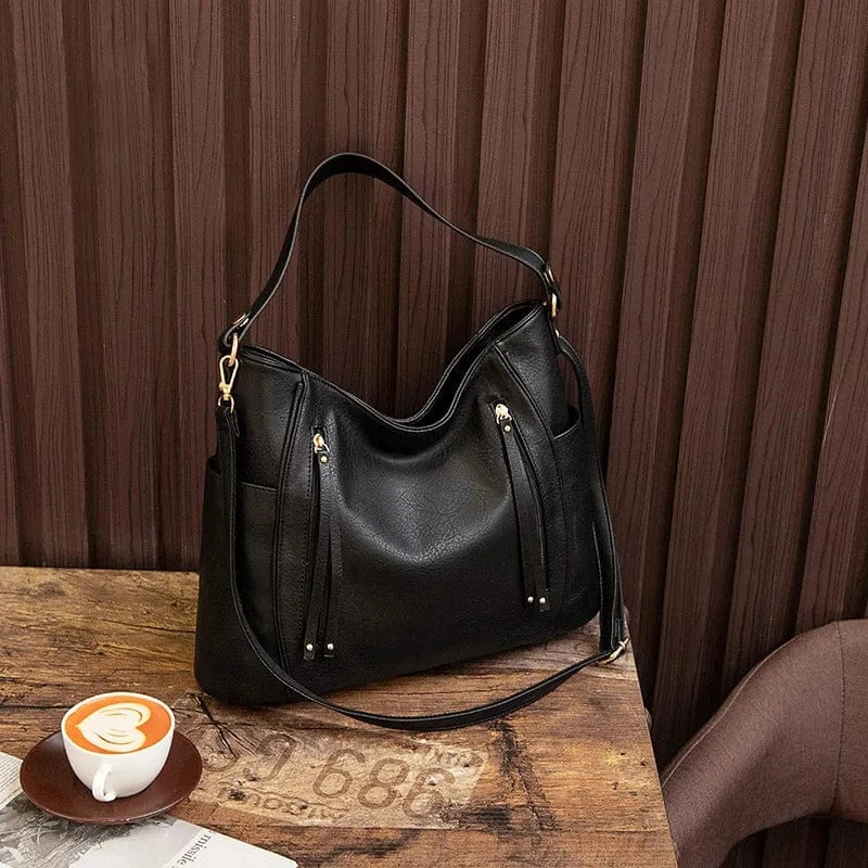 Lina - Luxuriöse Lederhandtasche