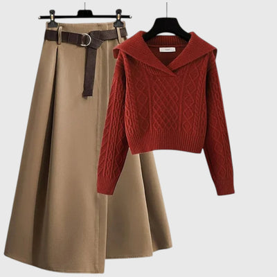 Judith - Vintage Stil Pullover & Rock Set