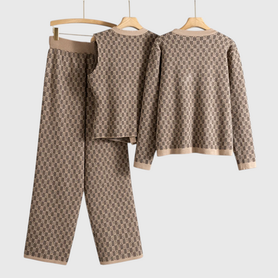 Nilda - Herbst Strick 3-Teiliges Set