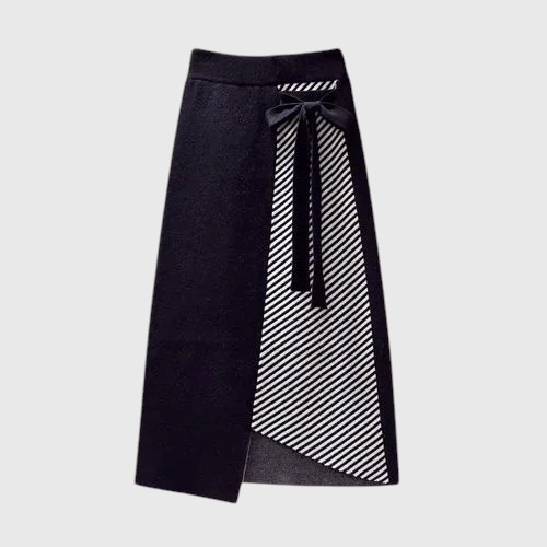 Ismelda - Damen Gemütliches Gestreiftes Strickset