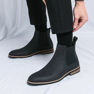 Cosmo | Leder Chelsea-Stiefel