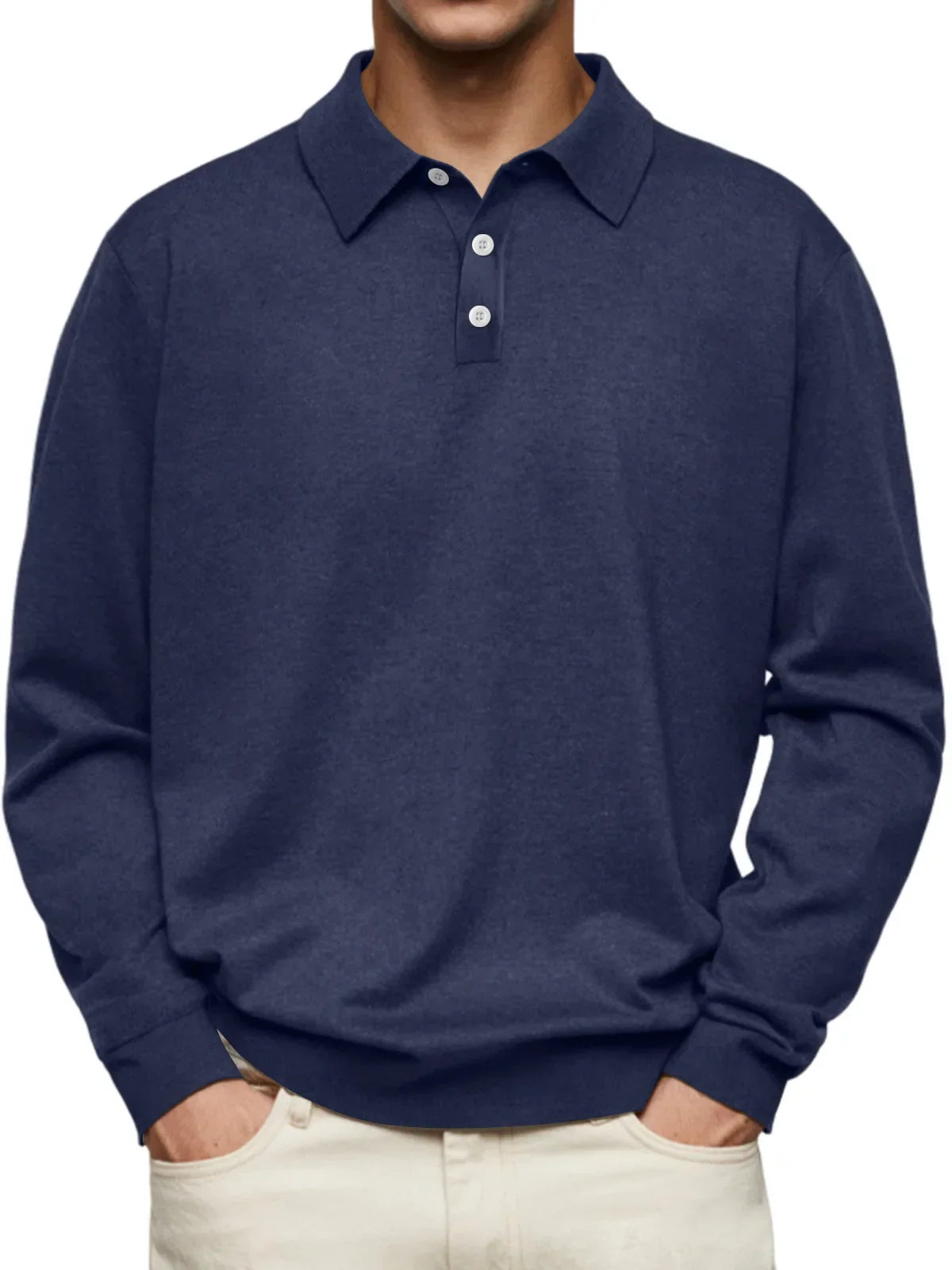 Mario - Langes Poloshirt für Herren