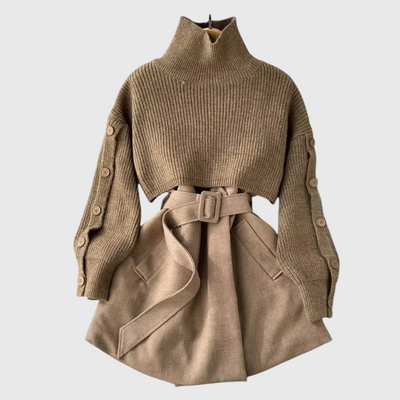 Amania - Lässiges Chic Mini-Kleid Set