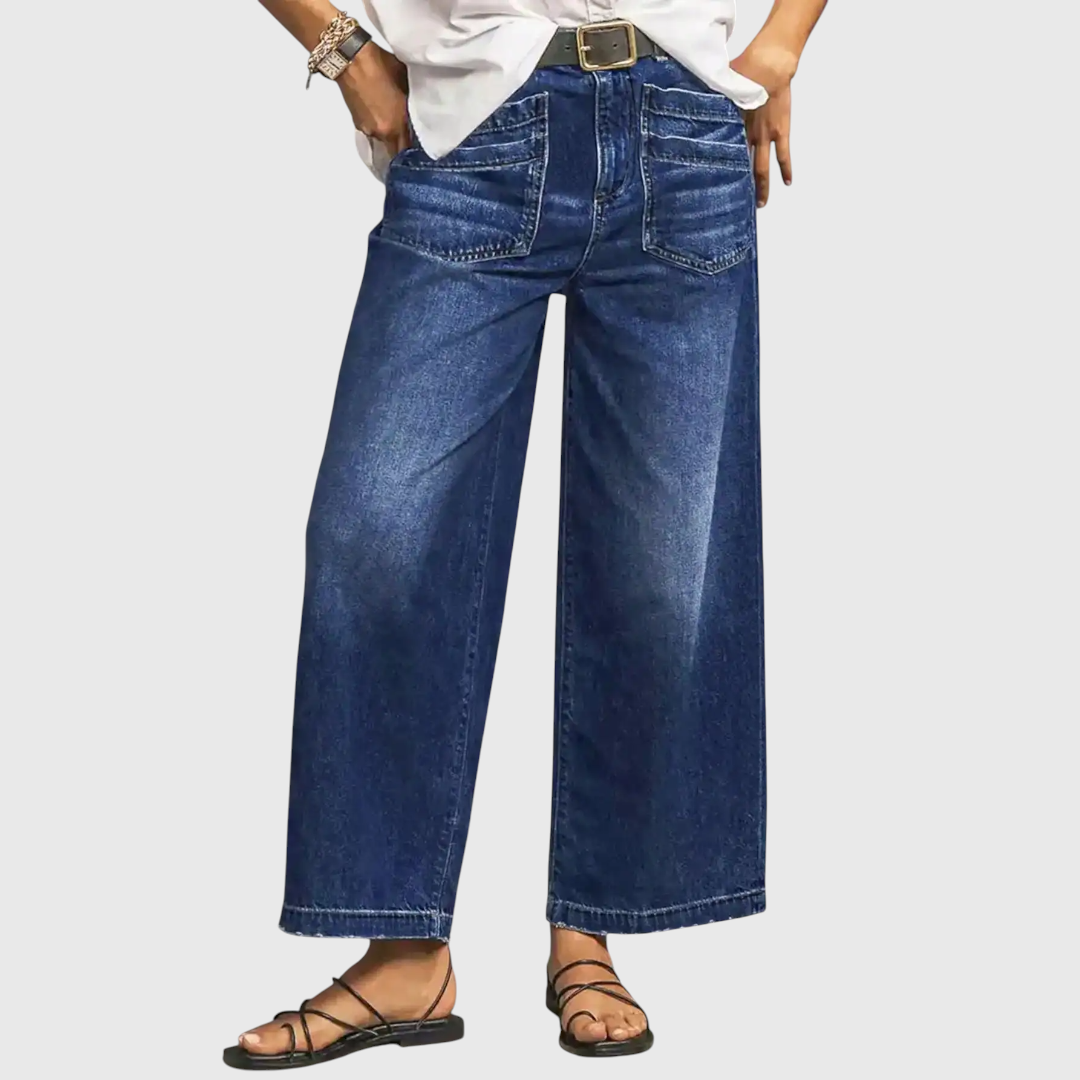 Jane - Lässige Jeanshose mit weitem Bein
