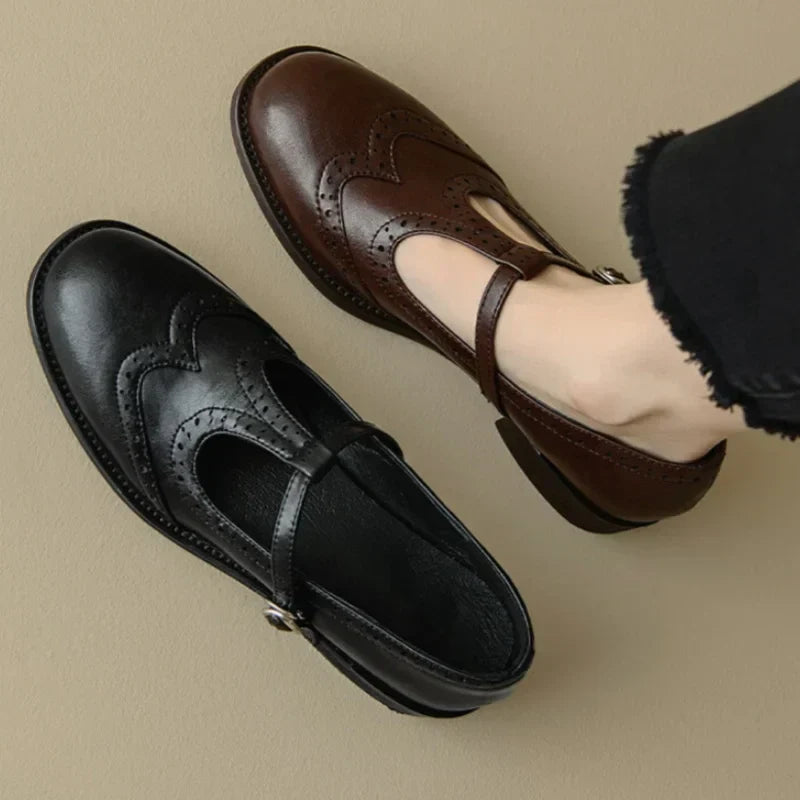 Connie - Elegante T-Strap Mary Janes
