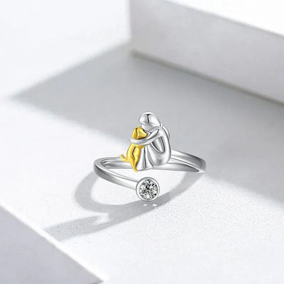 Sienna - Ring mit Hundesymbol - 1+1 Gratis