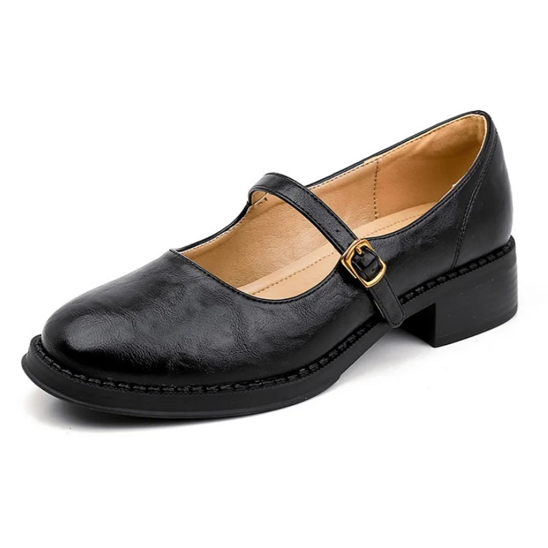 Imelda - Klassische Komfort Mary Janes Aus Leder
