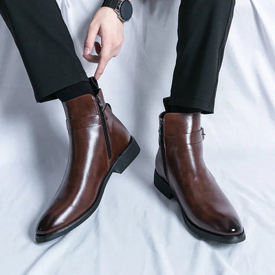 Sergio - Echtleder Chelsea Boots