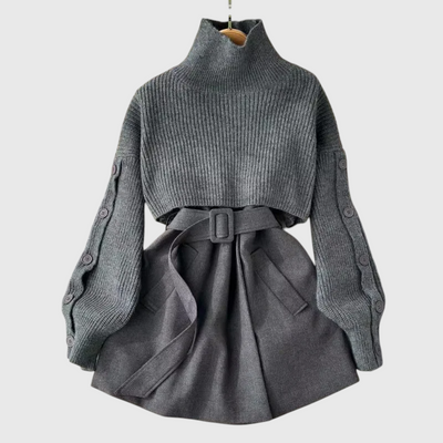 Amania - Lässiges Chic Mini-Kleid Set
