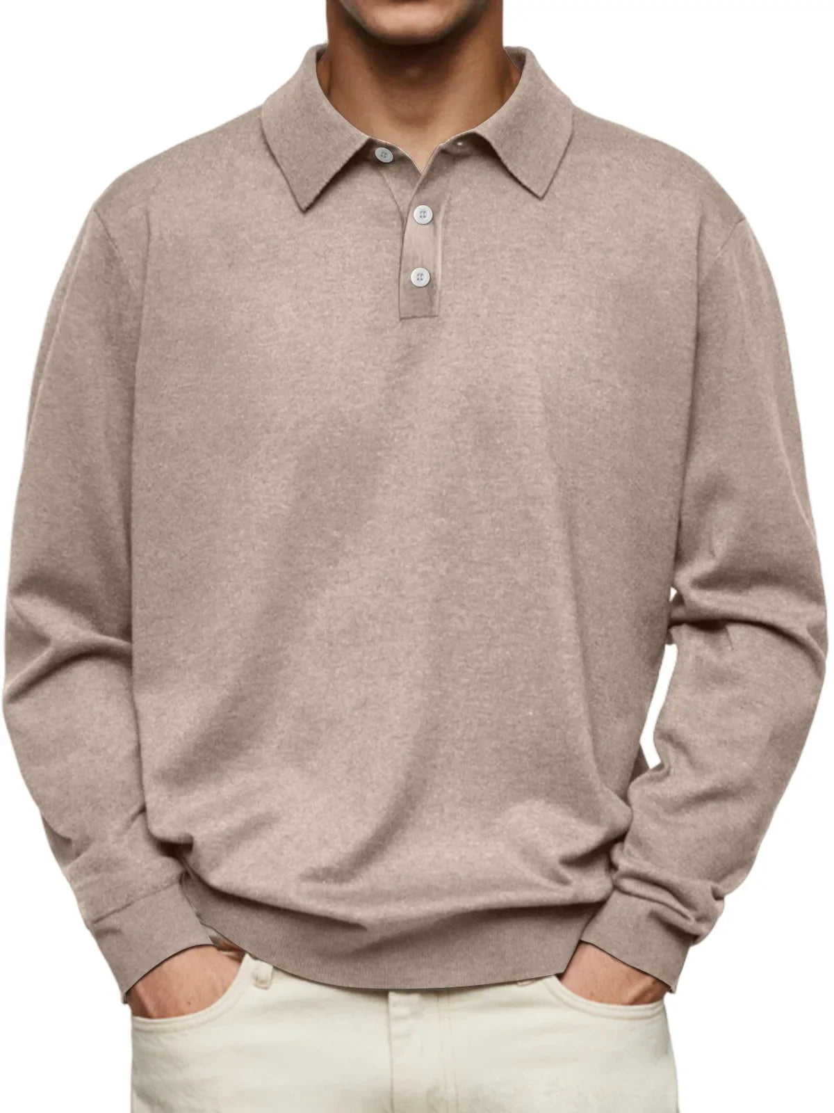 Mario - Langes Poloshirt für Herren