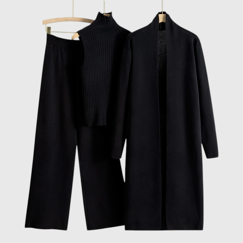 Milda - Damen 3-teiliges Set aus Pullover und Hose