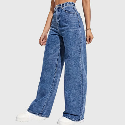 Mila - Lässige gerade Stretch-Jeans