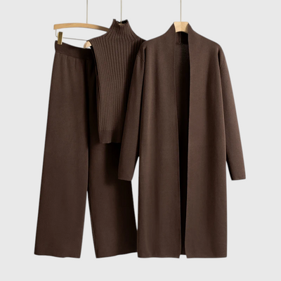 Milda - Damen 3-teiliges Set aus Pullover und Hose