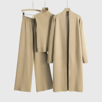 Milda - Damen 3-teiliges Set aus Pullover und Hose
