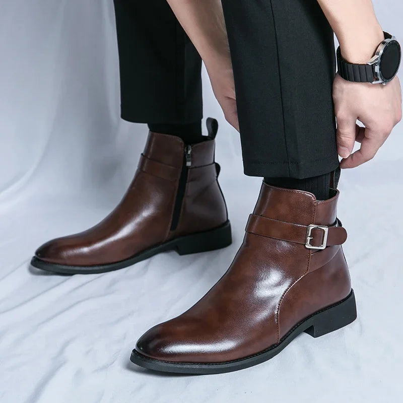 Sergio - Echtleder Chelsea Boots