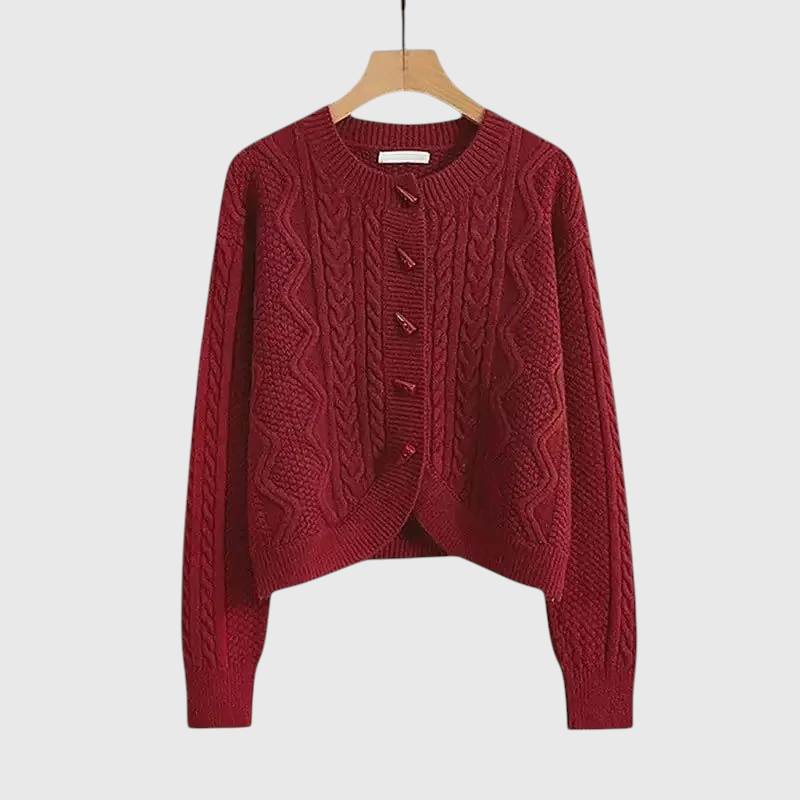 Mila - Plus Size Strickpullover & Minirock Set