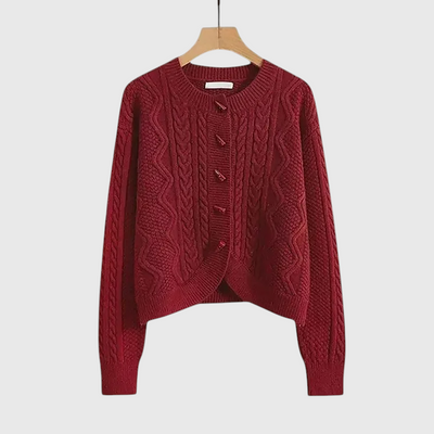 Mila - Plus Size Strickpullover & Minirock Set