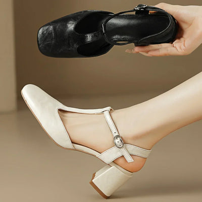 Beatrica™ | Leder Mary Janes