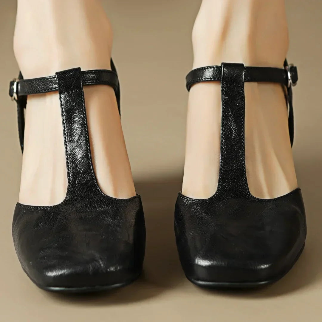 Beatrica™ | Leder Mary Janes
