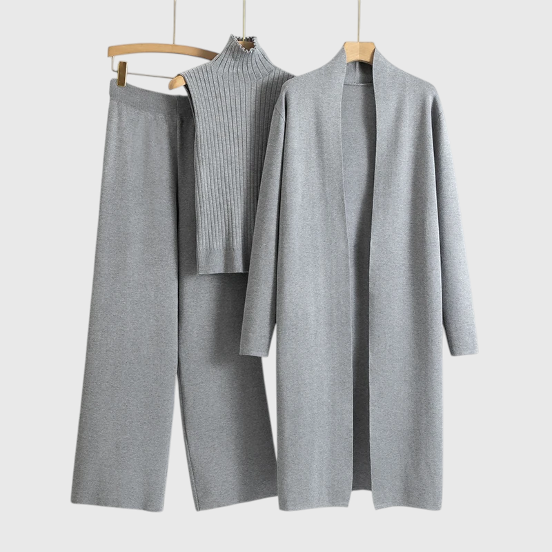 Milda - Damen 3-teiliges Set aus Pullover und Hose