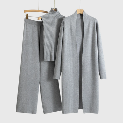 Milda - Damen 3-teiliges Set aus Pullover und Hose