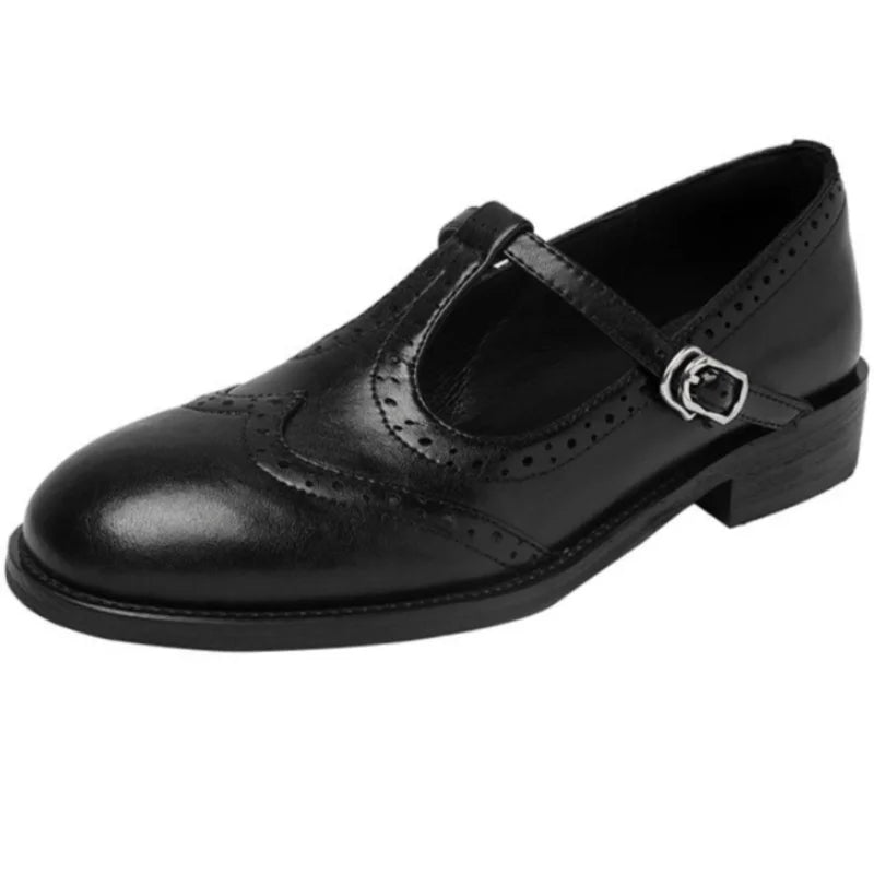 Connie - Elegante T-Strap Mary Janes