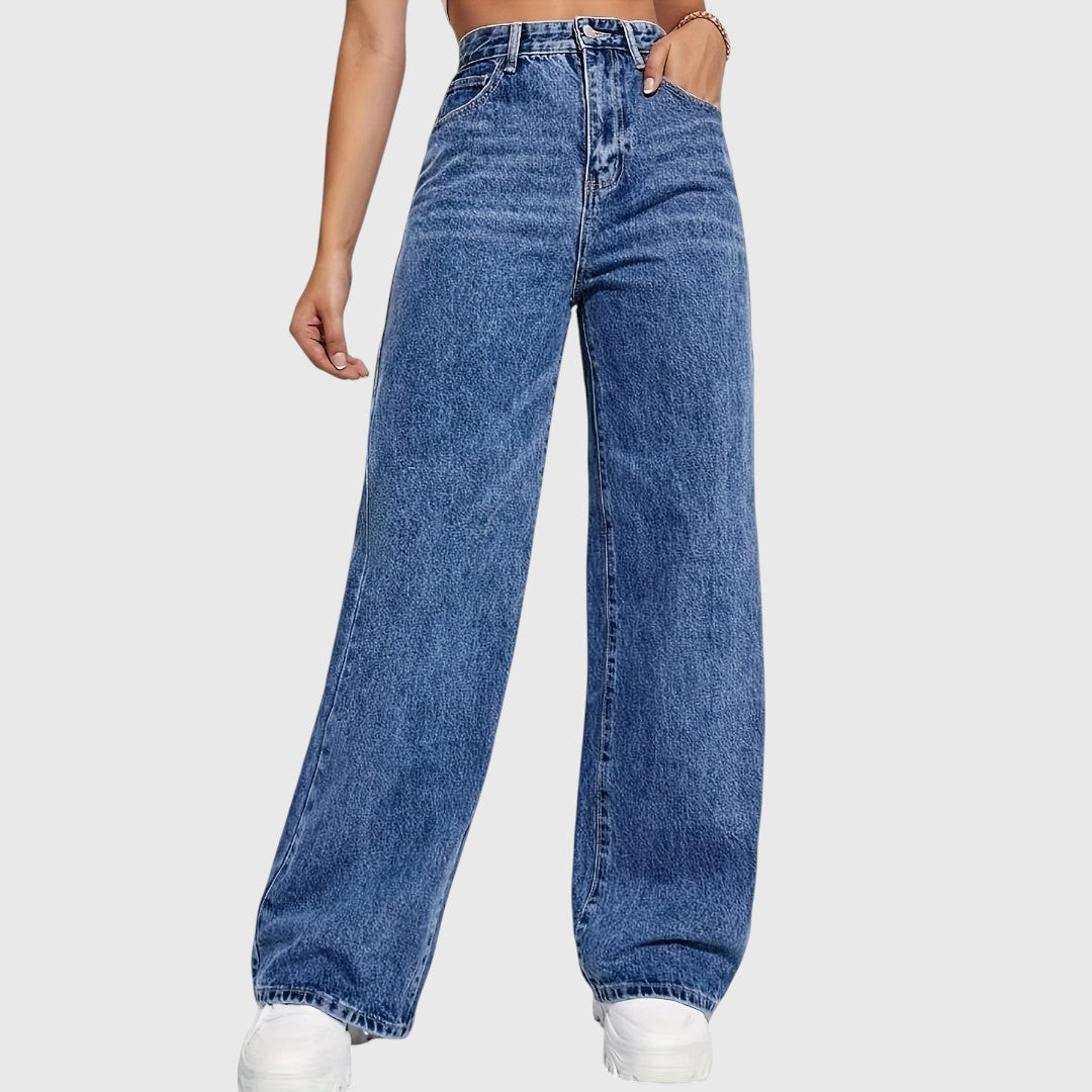 Mila - Lässige gerade Stretch-Jeans