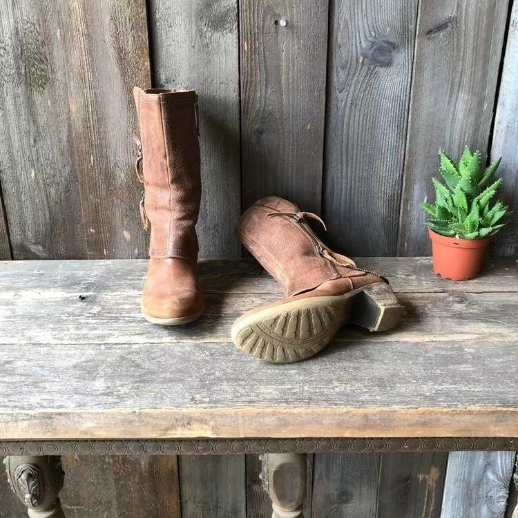 Nordglanz | Elegante Herbststiefel mit Fleecefutter & Regenschutz