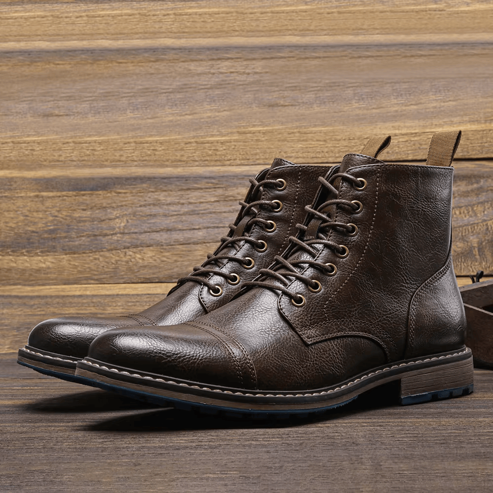Conor | Leder-Ankelstiefel im trendigen Design